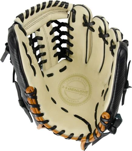 11.75 Inch Under Armour Genuine Pro 2.0 Cream/Black/Caramel Adult Infield Baseball Glove UAFGGP2-1175MT 2 11.75 Inch Under Armour Genuine Pro 2.0 Cream/Black/Caramel Adult Infield Baseball Glove UAFGGP2-1175MT - Image 2