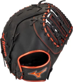 12.5 Inch Mizuno MVP Prime SE GXF50PSE8-Black/Red Adult Baseball Firstbase Mitt