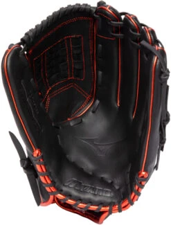 Baseball Pro Store -Baseball Pro Store 14 inch mizuno mvp prime se gmvp1400pses8 black red adult slowpitch softball glove 8