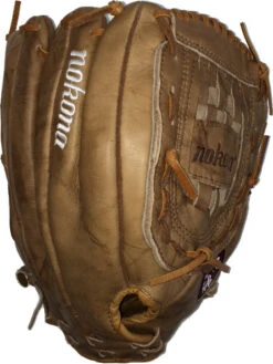 14 Inch Nokona Banana Tan AMG400BT Slowpitch Softball Glove - HQ4Sports Exclusive!