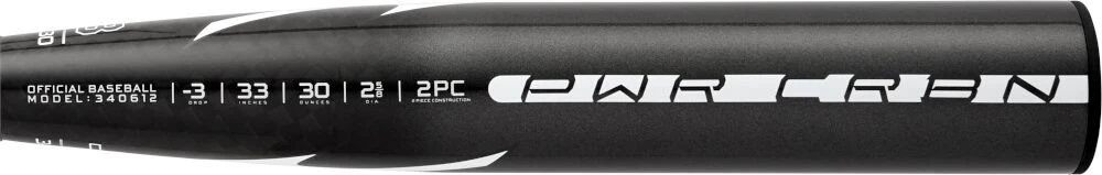 2022 Mizuno B22-PWR CRBN Adult BBCOR Baseball Bat (-3oz) 340612 3 2022 Mizuno B22-PWR CRBN Adult BBCOR Baseball Bat (-3oz) 340612 - Image 3