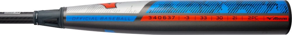 2023 Mizuno B23-PWR CRBN Adult BBCOR Baseball Bat (-3oz) 340637 3 2023 Mizuno B23-PWR CRBN Adult BBCOR Baseball Bat (-3oz) 340637 - Image 3