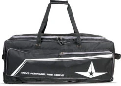 All-Star Pro Roller BBPRO2RBA Wheeled Catcher's Equipment Bag