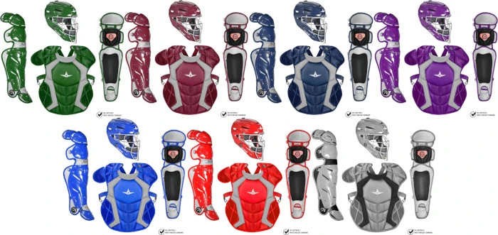 All-Star System7 CKCCPRO1 Adult Professional/College Catcher's Gear Set 2 All-Star System7 CKCCPRO1 Adult Professional/College Catcher's Gear Set - Image 2