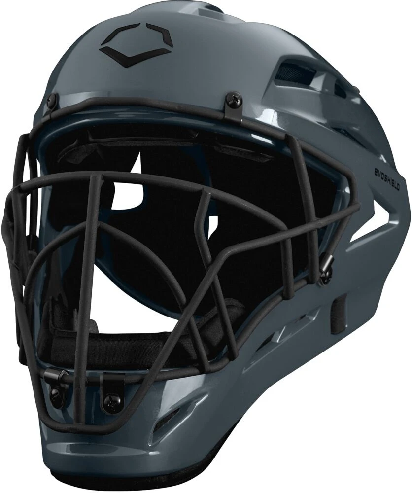 EvoShield PRO-SRZ Solid Glossy Catcher's Helmet WB57201 5 EvoShield PRO-SRZ Solid Glossy Catcher's Helmet WB57201 - Image 5