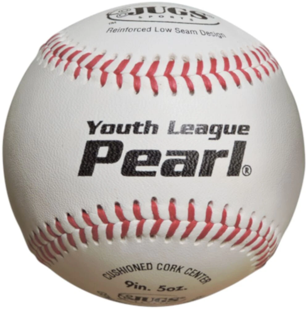 Jugs Pearl Youth League Leather Baseball 4 Dozen Balls W/ Bucket B5215 2 Jugs Pearl Youth League Leather Baseball 4 Dozen Balls W/ Bucket B5215 - Image 2