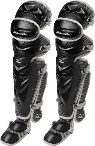 Mizuno Pro 380376 Adult 17.5 Inch Baseball Leg Guards 1 Mizuno Pro 380376 Adult 17.5 Inch Baseball Leg Guards