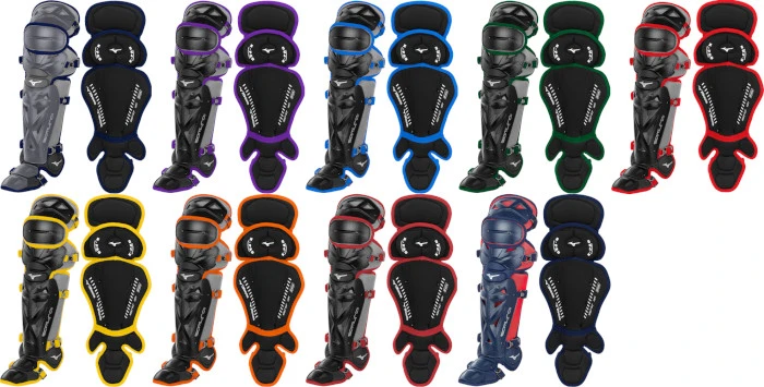 Mizuno Samurai 380408 Adult 16.5 Inch Baseball Leg Guards 2 Mizuno Samurai 380408 Adult 16.5 Inch Baseball Leg Guards - Image 2