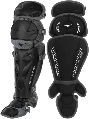 Mizuno Samurai Womens Fastpitch Softball Adult Leg Guards 380382 1 Mizuno Samurai Womens Fastpitch Softball Adult Leg Guards 380382