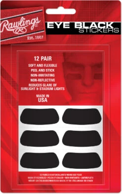 Rawlings Accessories EB12 Eye Black Stickers