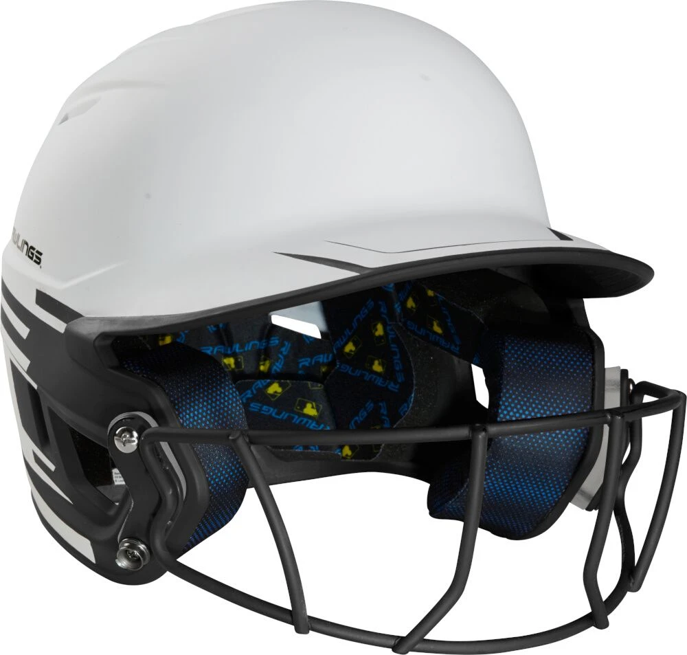 Rawlings MACH Ice Senior Fastpitch Softball Batting Helmet W/ Facemask MSB13S 1 Rawlings MACH Ice Senior Fastpitch Softball Batting Helmet W/ Facemask MSB13S