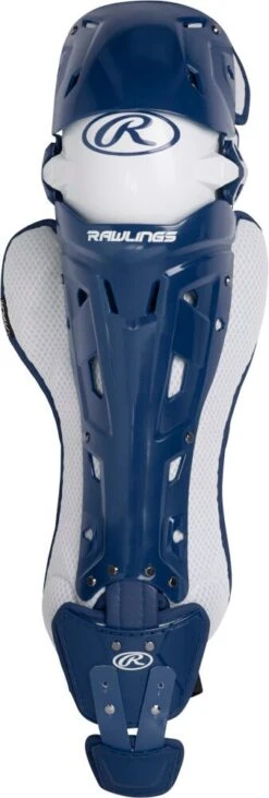 Rawlings MACH Intermediate 16 Inch Catcher's Leg Guards MCHLGI 12 Rawlings MACH Intermediate 16 Inch Catcher's Leg Guards MCHLGI -Baseball Pro Store rawlings mach intermediate 16 inch catchers leag guards mchlgi 23
