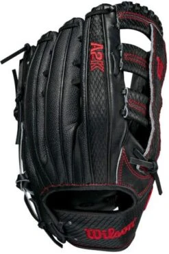 12.75 Inch Wilson A2K SuperSkin 1775SS Adult Outfield Baseball Glove WBW1000671275