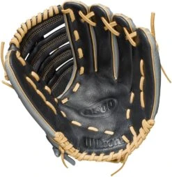 12.5 Inch Wilson A500 Youth Baseball Glove WBW100159125 -Baseball Pro Store wilson a500 125 inch youth baseball glove wbw100159125 8