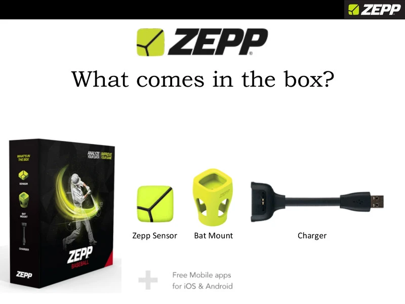 Zepp Baseball ZA1B2NA 3D Motion Sensor Baseball Kit 4 Zepp Baseball ZA1B2NA 3D Motion Sensor Baseball Kit - Image 4
